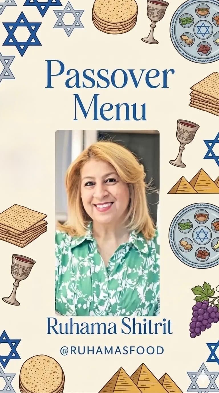 Passover Menu cover