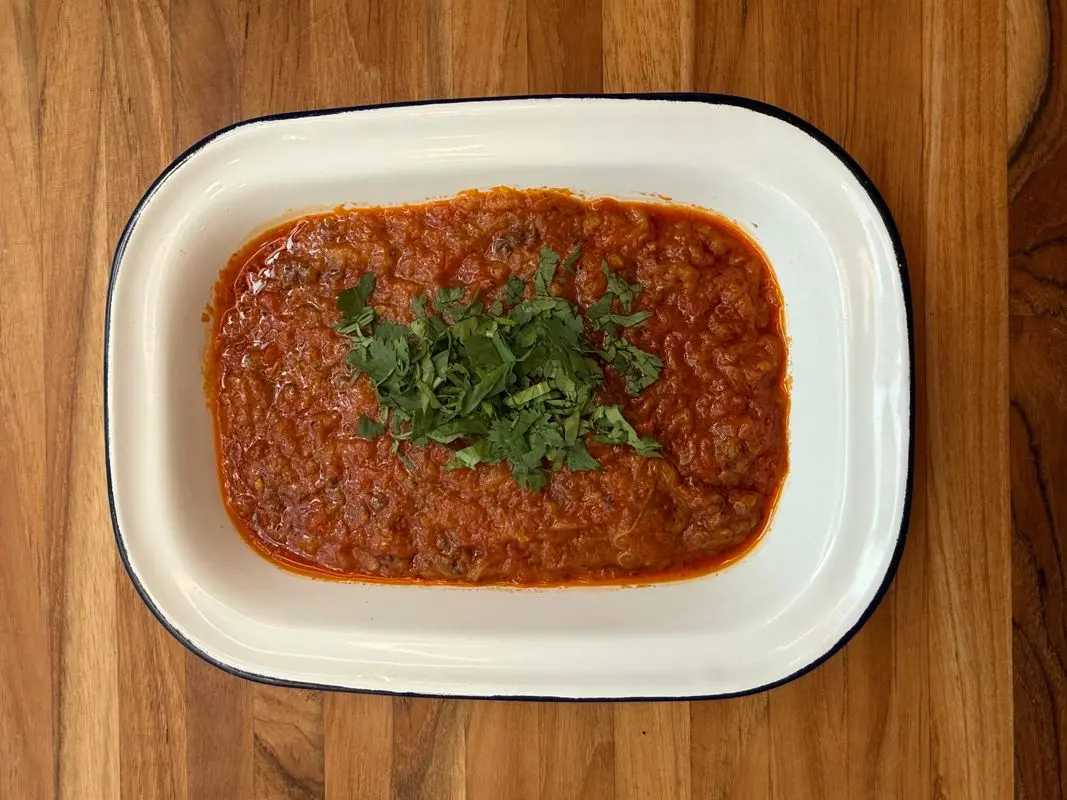 Zaalouk – Moroccan Eggplant & Tomato Salad